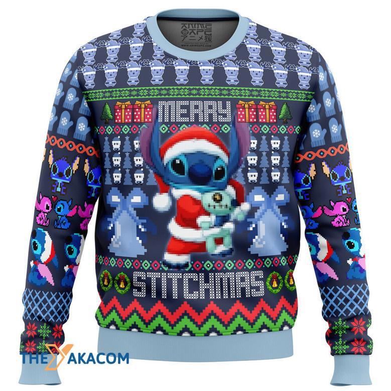 Stitch Lilo and Stitch Gift For Fan Anime Christmas Ugly Sweater