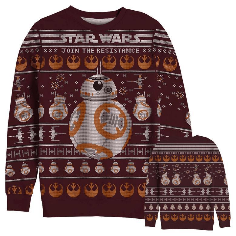 SW Sweater SW Join The Resistance Ugly Sweater Awesome High Quality SW Ugly Sweater