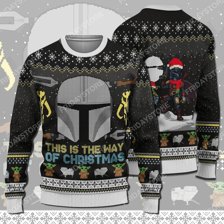 SW Sweater This Is The Way Of Christmas Ugly Sweater Awesome High Quality SW Ugly Sweater