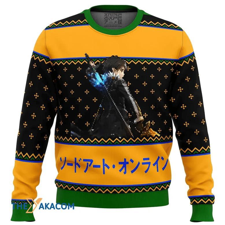 Sword Art Online Beater Custom Gift For Fan Anime Christmas Ugly Sweater