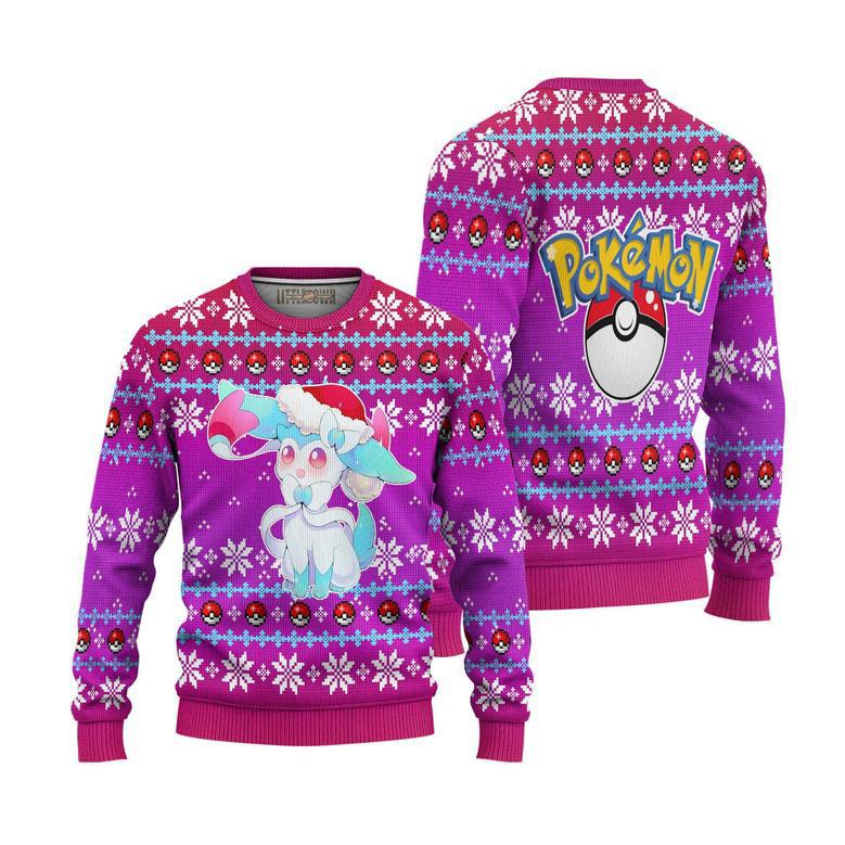 Sylveon Pokemon Ugly Christmas Sweater