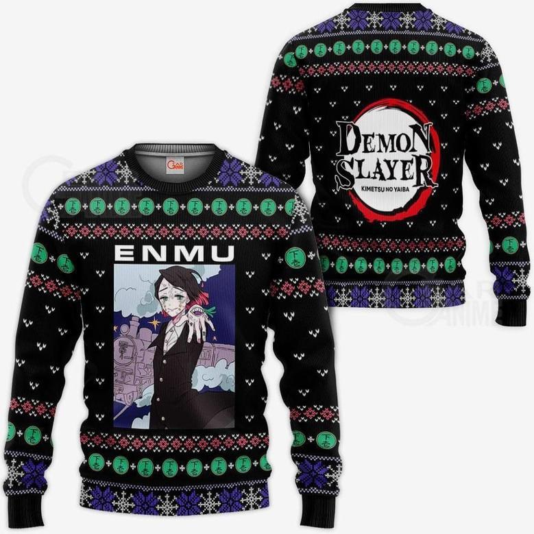 Tamio Enmu Ugly Sweater Christmas Kimetsu Anime Gift