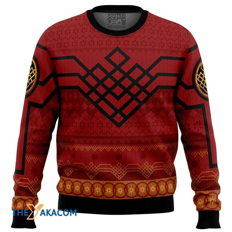 Ten Golden Rings Shang-Chi Marvel Gift For Fan Anime Christmas Ugly Sweater