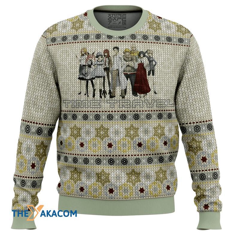 The Elite Team Steins Gate Gift For Fan Anime Christmas Ugly Sweater