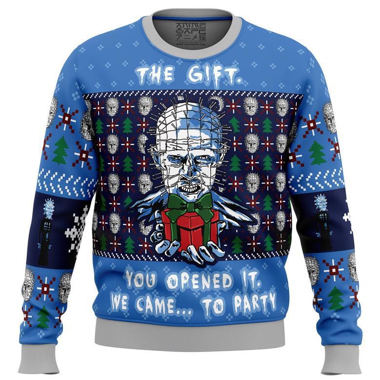 The Gift Hellraiser Ugly Christmas Sweater