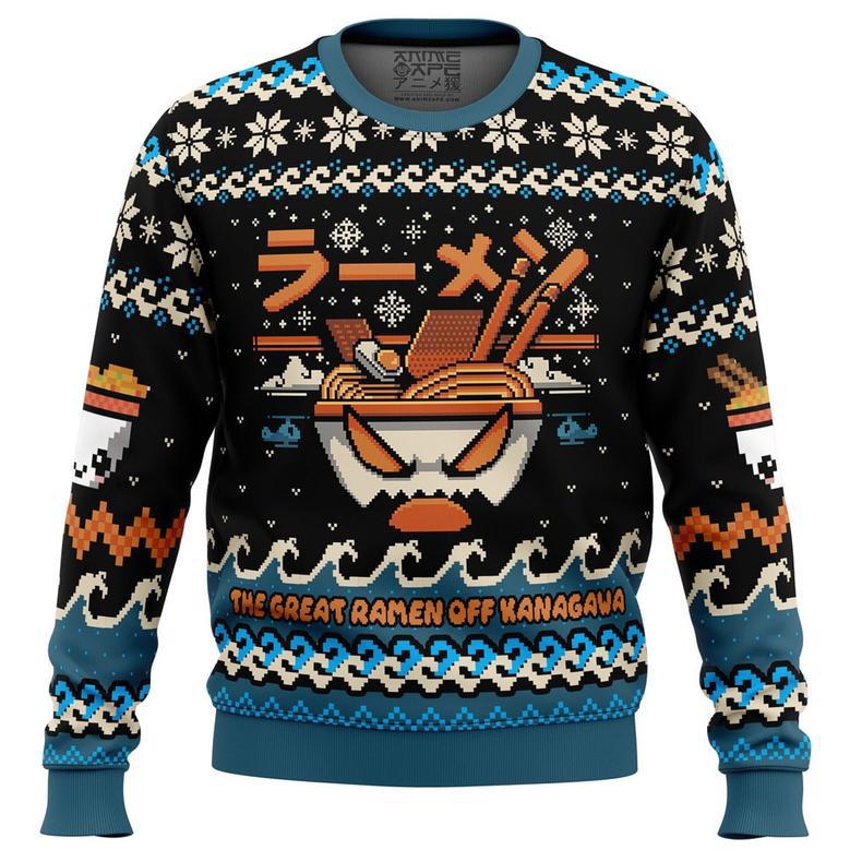 The Great Ramen Off Kanagawa Ramen Ugly Christmas Sweater