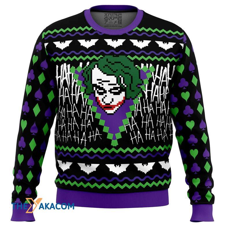 The Joker Gift For Fan Anime Christmas Ugly Sweater