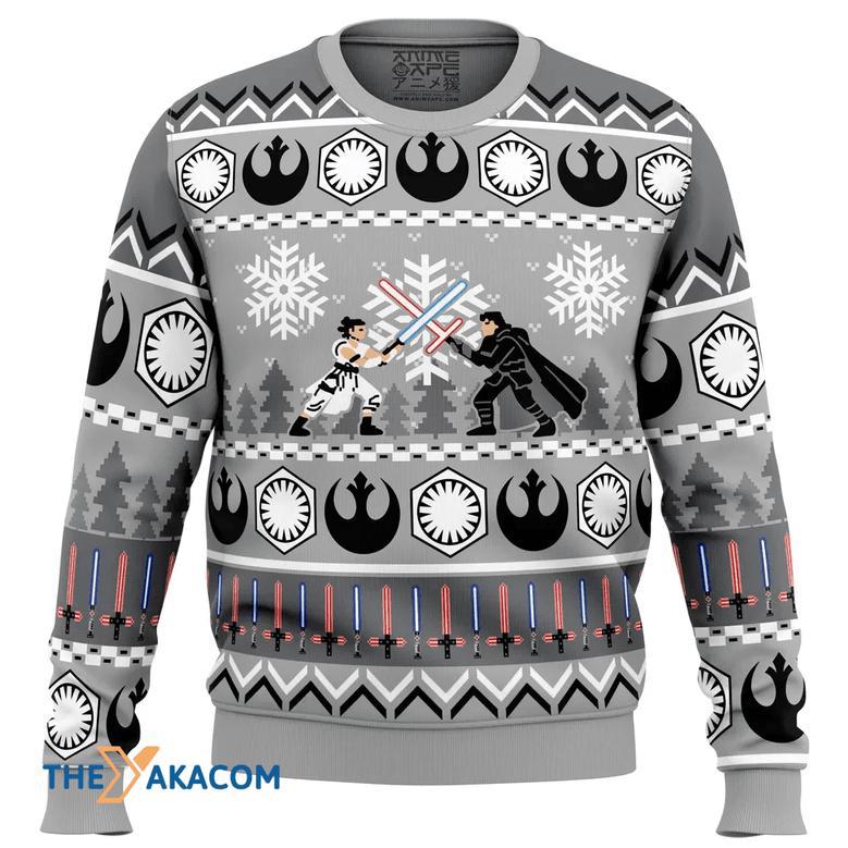 The Rise Of The Holidays Star Wars Gift For Fan Anime Christmas Ugly Sweater