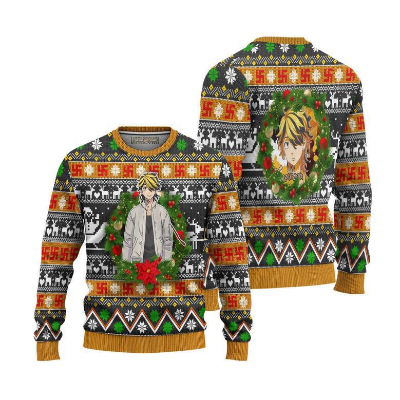 Tokyo Revengers Kazutora Ugly Christmas Sweater