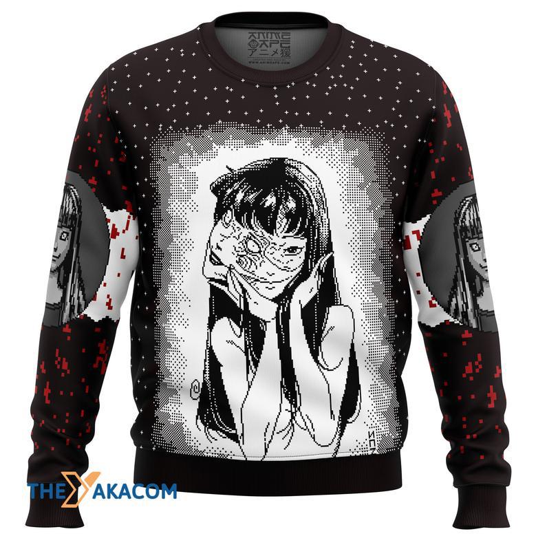 Tomie Junji Ito Gift For Fan Anime Christmas Ugly Sweater