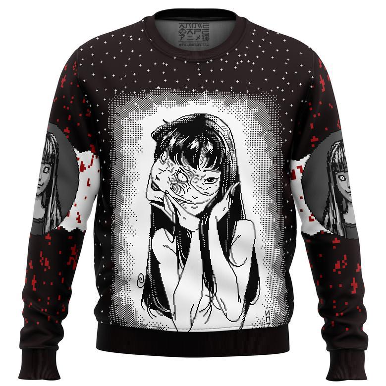 Tomie Junji Ito Ugly Christmas Sweater