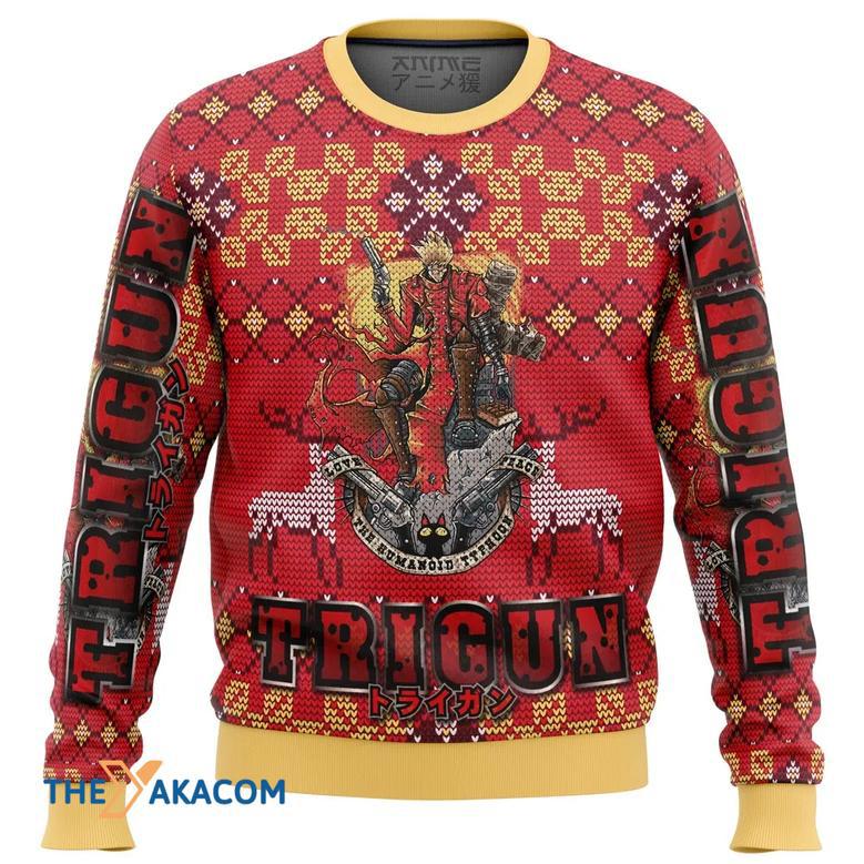 Trigun Alt Gift For Fan Anime Christmas Ugly Sweater