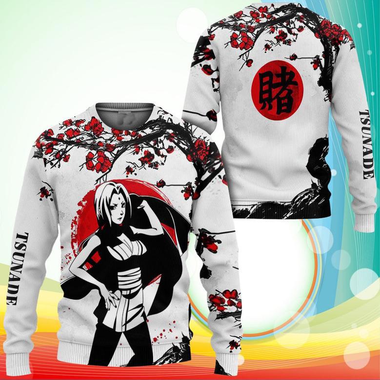 Tsunade Sweatshirt Japan Style Naruto Anime Printed Sweaters