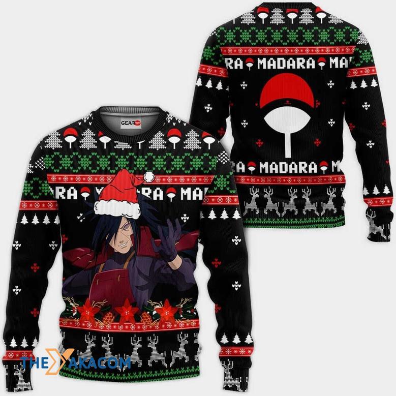 Uchiha Madara Gift For Fan Anime Christmas Ugly Sweater