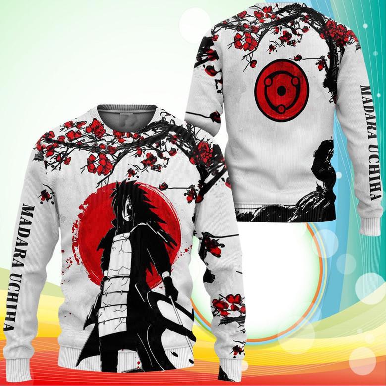 Uchiha Madara Sweatshirt Japan Style Naruto Anime Printed Sweaters