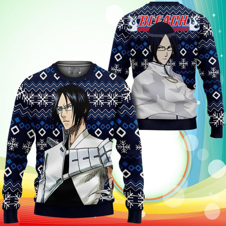 Uryu Ishida Ugly Christmas Sweater Anime Bleach Xmas Gifts