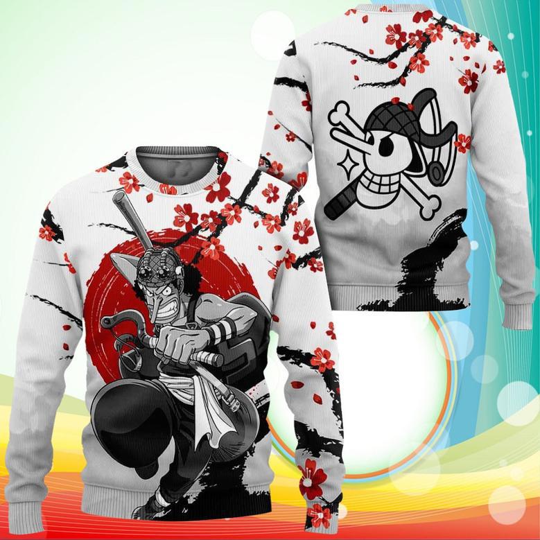 Usopp Sweatshirt Japan Style One Piece Anime Printed Sweater