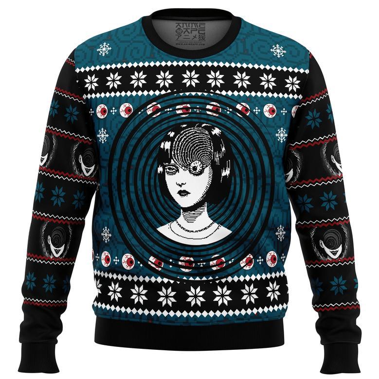 Uzumaki Junji Ito Ugly Christmas Sweater