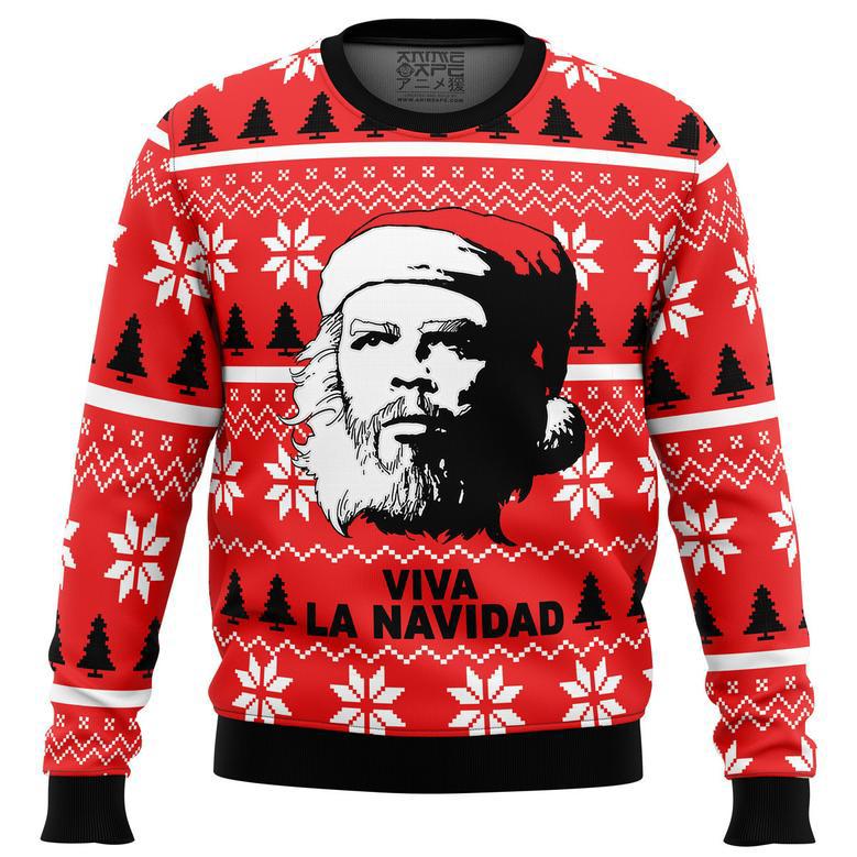 Viva La Navidad Che Guevara Ugly Christmas Sweater