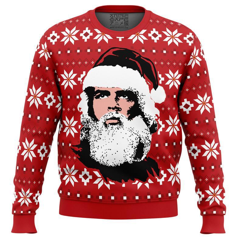 Viva La Navidad Santa Che Guevarra Ugly Christmas Sweater