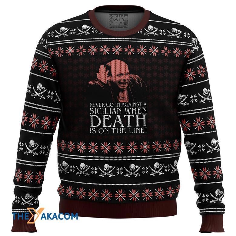 Vizzini The Princess Bride Gift For Fan Anime Christmas Ugly Sweater