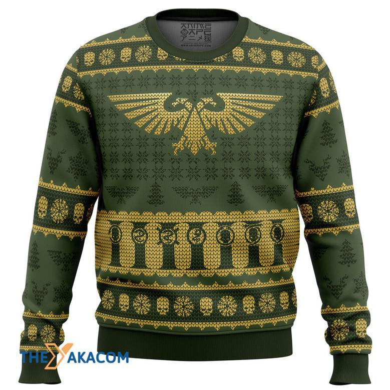 Warhammer Imperium Gift For Fan Anime Christmas Ugly Sweater