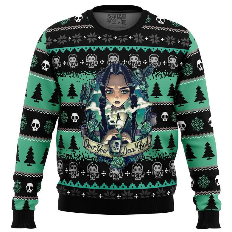 Wednesday Addams Ugly Christmas Sweater