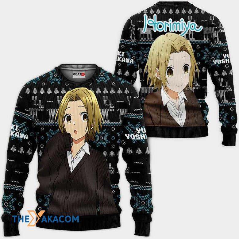 Yuki Yoshikawa Anime Horimiya Custom Gift For Fan Anime Christmas Ugly Sweater