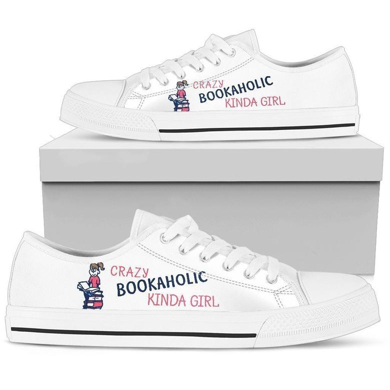 Crazy Bookaholic Kinda Girl Women'S Low Top Shoe