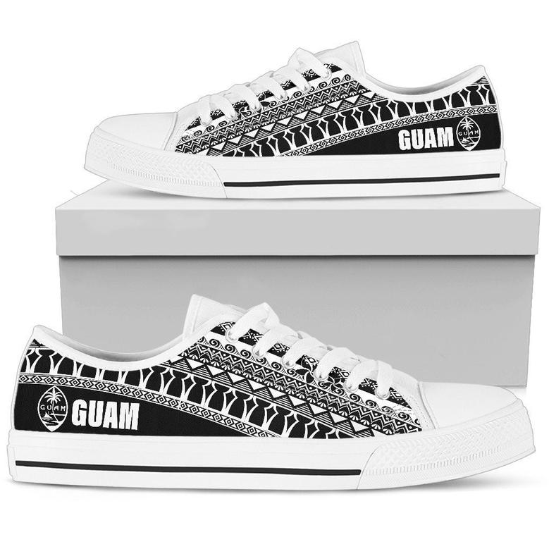 Guam Low Top Shoes Latte Stone Black White