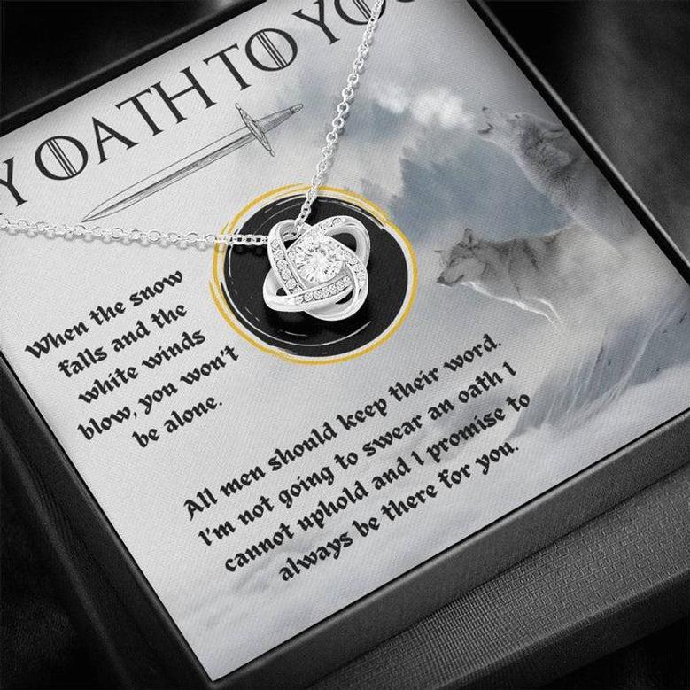 A Wolf Howl Oath - Love Knot Necklace