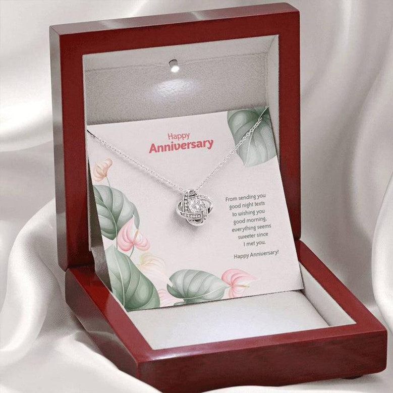 Anniversary Edition Sweeter Since I Met You - Love Knot Necklace Anniversary Edition Sweeter Since I Met You - Love Knot Necklace
