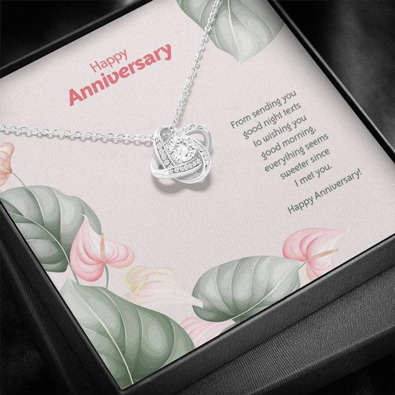 Anniversary Edition Sweeter Since I Met You - Love Knot Necklace Anniversary Edition Sweeter Since I Met You - Love Knot Necklace