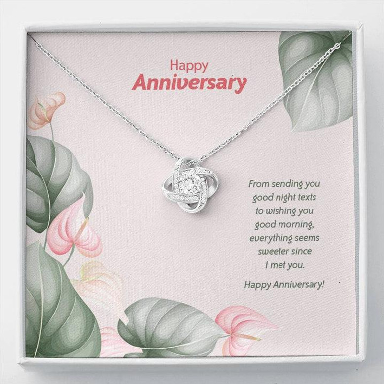 Anniversary Edition Sweeter Since I Met You - Love Knot Necklace Anniversary Edition Sweeter Since I Met You - Love Knot Necklace