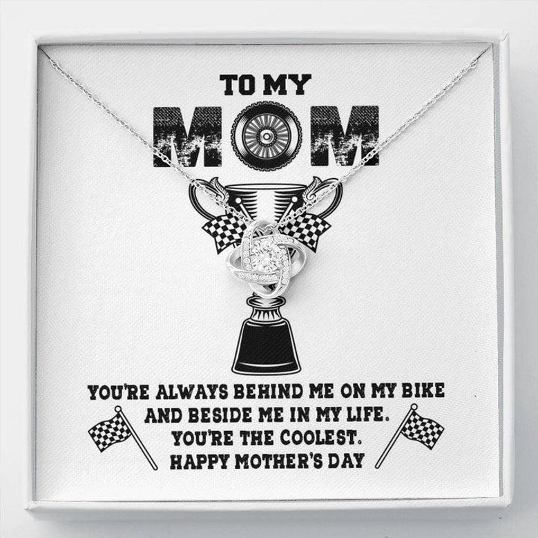 Biker's Mom Gift - The Coolest Mom - The Love Knot Necklace