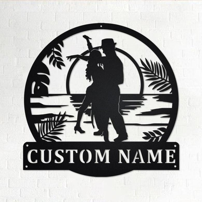 Custom Mambo Dance Metal Wall Art, Personalized Mambo Dance Name Sign Decoration For Room, Mambo Dance Home Decor, Custom Mambo Dance