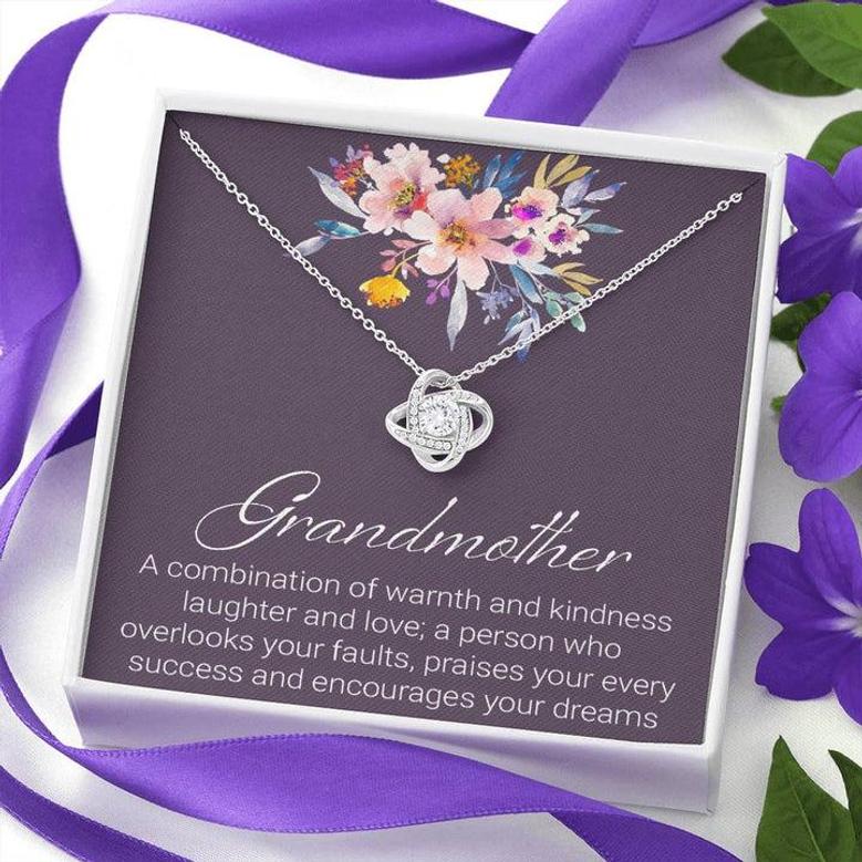 Grandmother Necklace Gift, Grandma Gift, Mother's Day Gift For Grandma, Grandma, Grandma To Be, New Grandma, Love Knot Necklace