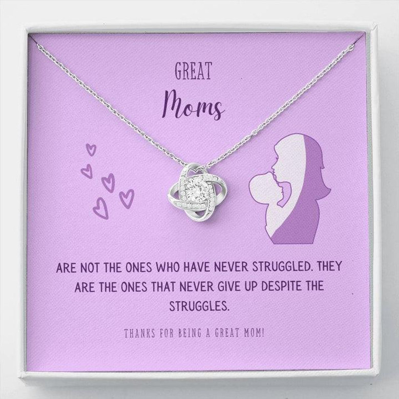 Great Moms Love Knot Necklace