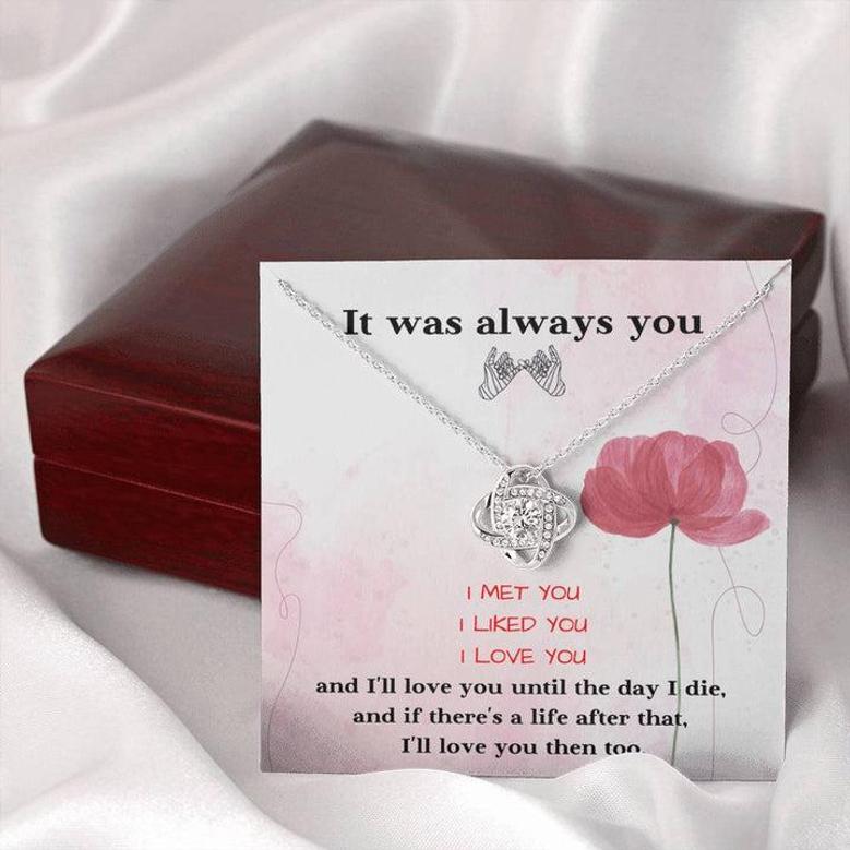It Was Always You - Love Knot Necklace
