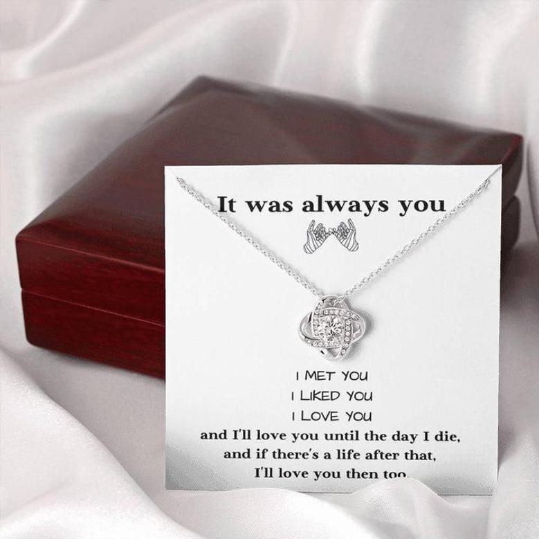 It Was Always You - Love Knot Necklace | Personalized Gift! ❤️