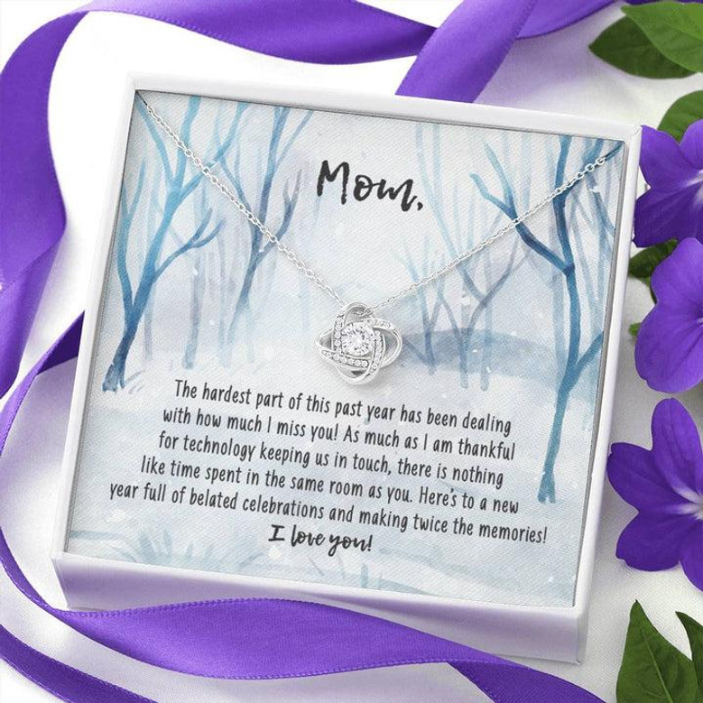 Love Knot Necklace Christmas Present For Mom 2022