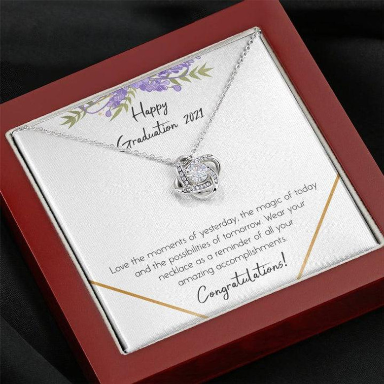 Mother's Day Gift From Daughter To Mom Forever Love Knot Necklace For Mom