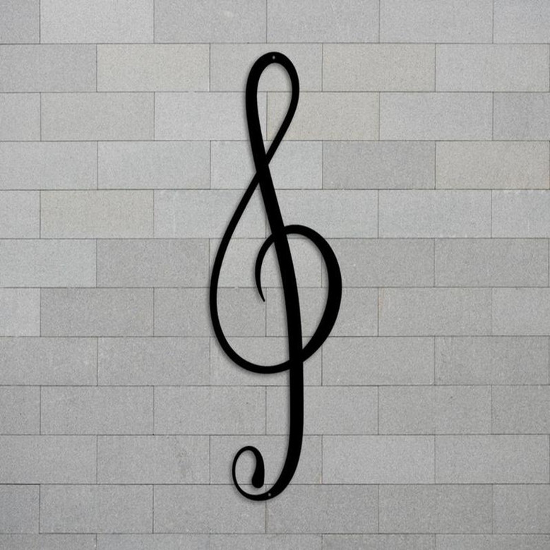 Music Decor, Music Sign, Music Room Decor, Musical Note Sign, Record Decor, Guitar Drum Piano Art, Metal Sign, Metal Wall Art, Musician Sign