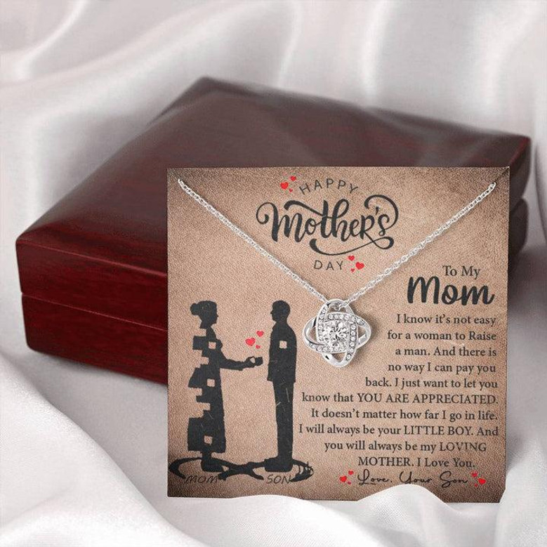 My Loving Mother | Love Knot Necklace Mother's Day Gift