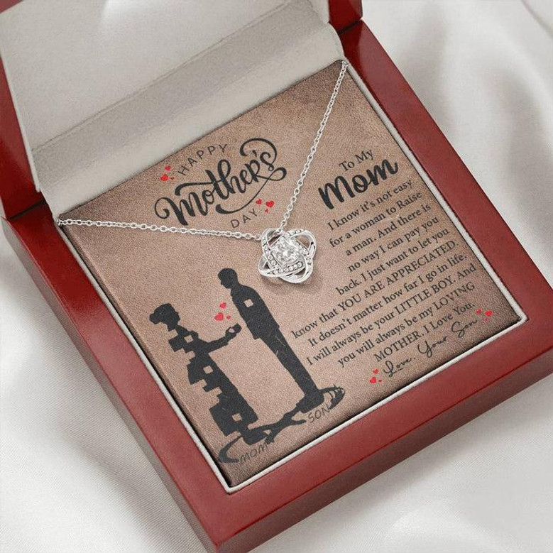 My Loving Mother | Love Knot Necklace Mother's Day Gift