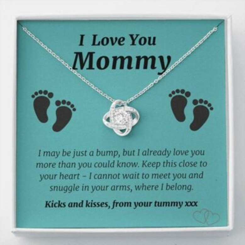 New Mom Pregnancy Necklace Gift, Baby Bump Gift, New Mom, First Time Mom, New Mommy