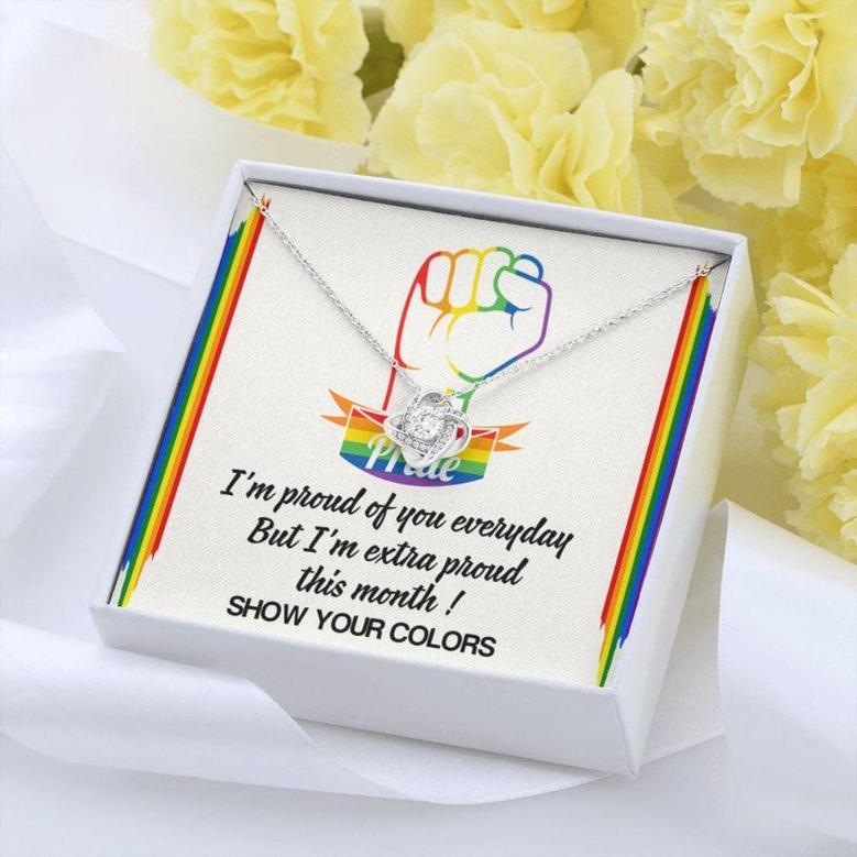 Pride Month Necklace Gift, Lgbt Necklace, Transgender Pride, Gay Pride, Lesbian Pride, Love Is Love Necklace, Bisexual Gift