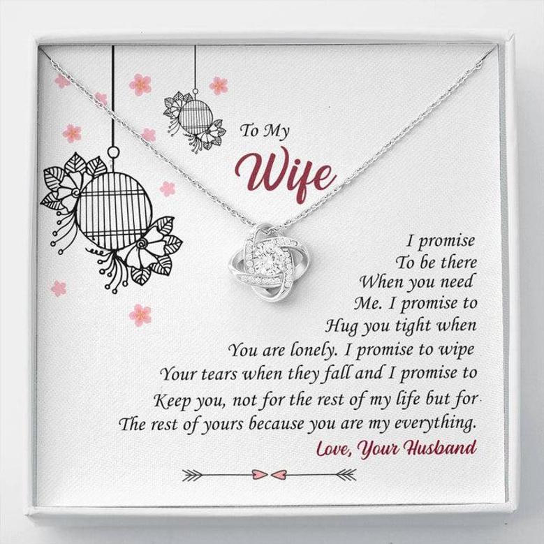 Promises | Personalized Gift💓 Love Knot Necklace