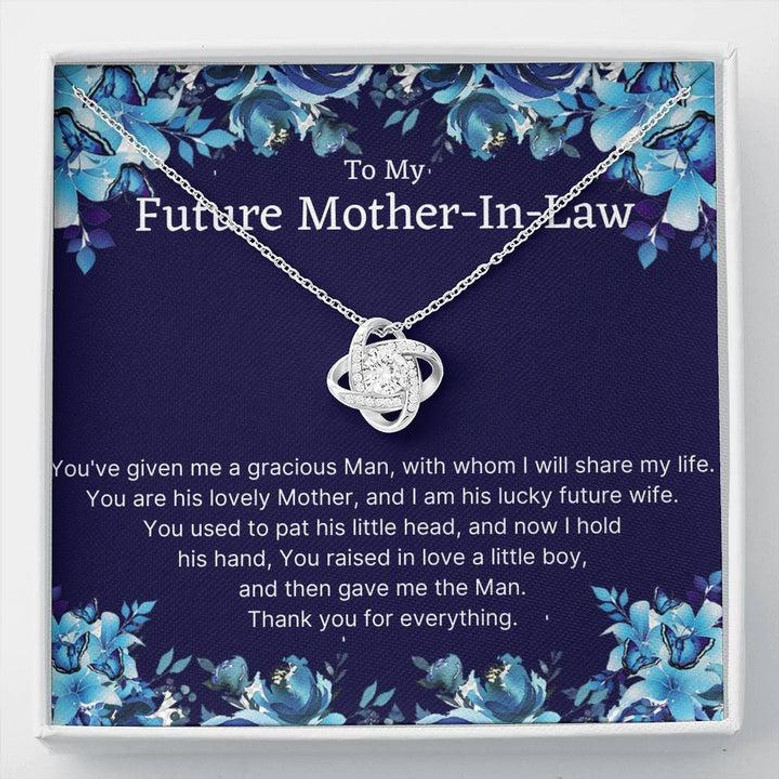 To My Future Mother-In-Law - Love Knot Necklace - From Future Daughter-In-Law