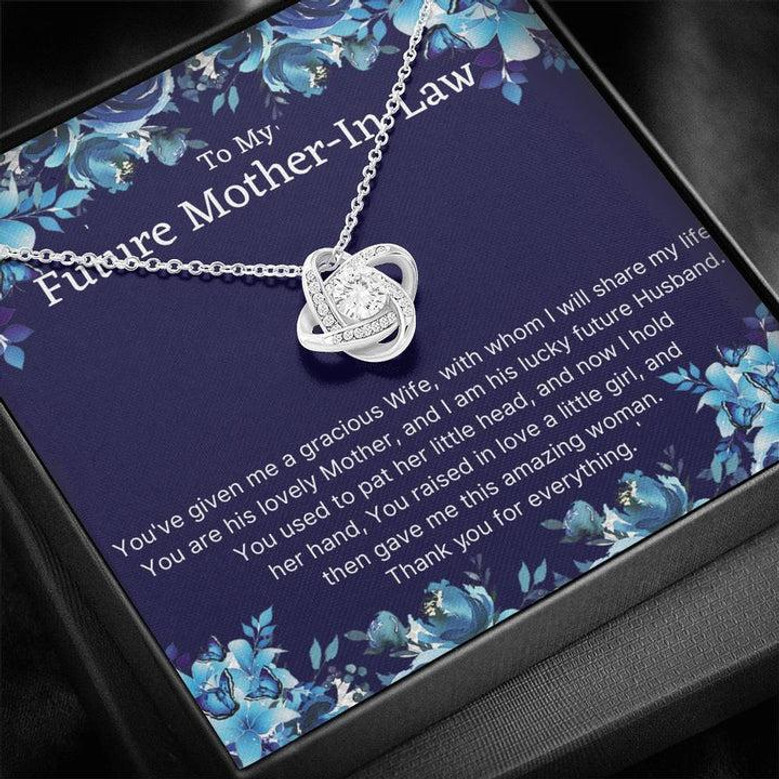 To My Future Mother-In-Law - Love Knot Necklace - From Future Son-In-Law